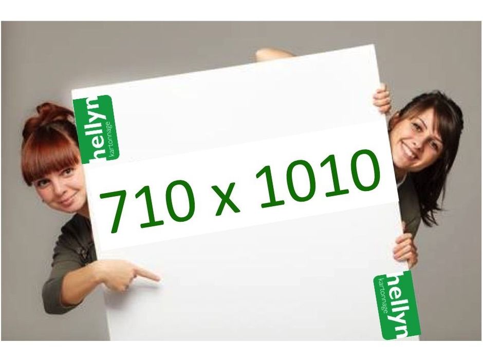 Saviez-vous que Hellyn Kartonnage sait coller et remborder des cartons jusqu'au format de 710 x 1010?