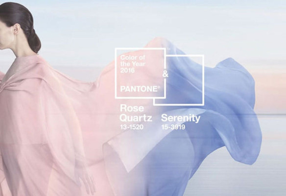 Serenity et Rose Quartz, les deux couleurs Pantone de l'année 2016