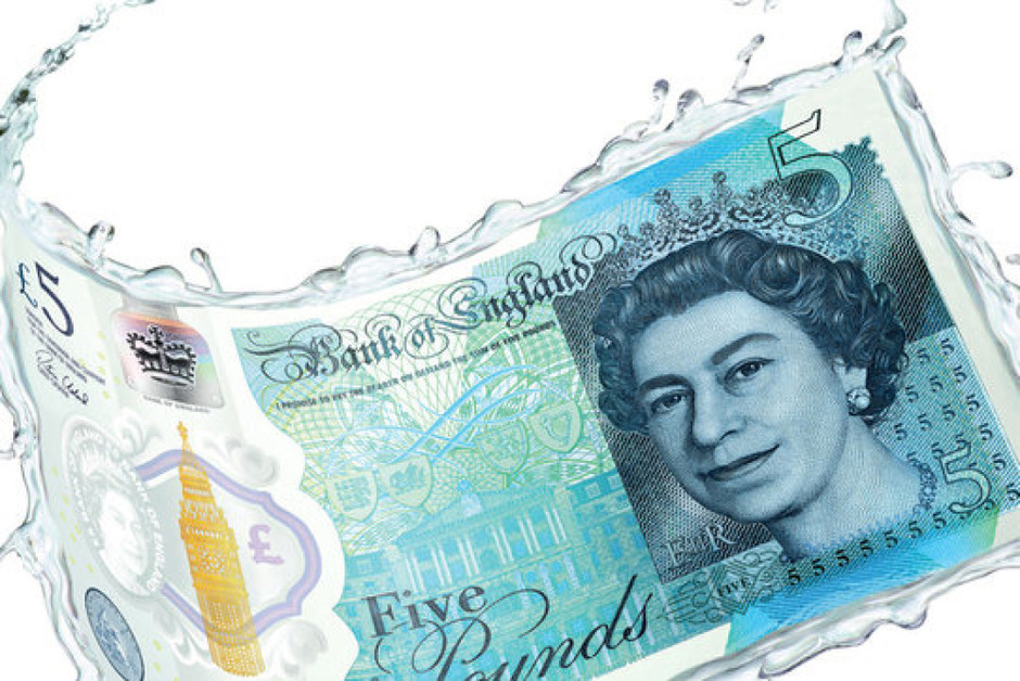 L'Angleterre a un nouveau billet de banque en polymère